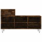vidaXL Scarpiera Rovere Fumo 102x36x60 cm in Legno Multistrato vidaXL Scarpiera Rovere Fumo 102x36x60 cm in Legno Multistrato