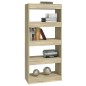 Libreria/Divisorio Rovere Sonoma 60x30x135 cm Legno Multistrato Libreria/Divisorio Rovere Sonoma 60x30x135 cm Legno Multistrato