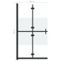 vidaXL Parete per Doccia Walk-in Pieghevole in Vetro ESG 100x190 cm vidaXL Parete per Doccia Walk-in Pieghevole in Vetro ESG 100x190 cm