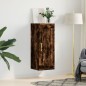 vidaXL Mobile a Parete Rovere Fumo 34,5x34x90 cm in Legno Multistrato vidaXL Mobile a Parete Rovere Fumo 34,5x34x90 cm in Legno Multistrato