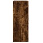 vidaXL Mobile a Parete Rovere Fumo 34,5x34x90 cm in Legno Multistrato vidaXL Mobile a Parete Rovere Fumo 34,5x34x90 cm in Legno Multistrato
