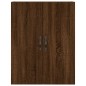 vidaXL Armadietti a Parete 2 pz Rovere Marrone in Legno Multistrato vidaXL Armadietti a Parete 2 pz Rovere Marrone in Legno Multistrato