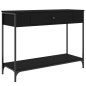 vidaXL Tavolino Consolle Nero 100x34,5x75 cm in Legno Multistrato vidaXL Tavolino Consolle Nero 100x34,5x75 cm in Legno Multistrato
