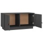 Mobile Porta TV Grigio 80x34x40 cm in Legno Massello di Pino Mobile Porta TV Grigio 80x34x40 cm in Legno Massello di Pino