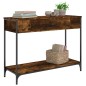 vidaXL Tavolino Consolle Rovere Fumo 100x34,5x75cm Legno Multistrato vidaXL Tavolino Consolle Rovere Fumo 100x34,5x75cm Legno Multistrato