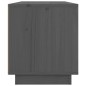 Mobile Porta TV Grigio 80x34x40 cm in Legno Massello di Pino Mobile Porta TV Grigio 80x34x40 cm in Legno Massello di Pino