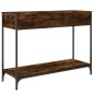 vidaXL Tavolino Consolle Rovere Fumo 100x34,5x75cm Legno Multistrato vidaXL Tavolino Consolle Rovere Fumo 100x34,5x75cm Legno Multistrato