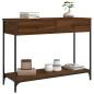 vidaXL Tavolo Consolle Rovere Marrone 100x34,5x75 cm Legno Multistrato vidaXL Tavolo Consolle Rovere Marrone 100x34,5x75 cm Legno Multistrato