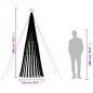 vidaXL Illuminazione Albero Natale a Cono 688LED Bianco Freddo 300cm vidaXL Illuminazione Albero Natale a Cono 688LED Bianco Freddo 300cm