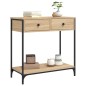 vidaXL Tavolino Consolle Rovere Sonoma 75x34,5x75cm Legno Multistrato vidaXL Tavolino Consolle Rovere Sonoma 75x34,5x75cm Legno Multistrato