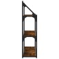 vidaXL Scaffale Parete 3 Ripiani Rovere Fumo 80x21x78,5 cm Multistrato vidaXL Scaffale Parete 3 Ripiani Rovere Fumo 80x21x78,5 cm Multistrato