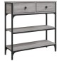vidaXL Tavolino Consolle Grigio Sonoma 72,5x25x75 cm Legno Multistrato vidaXL Tavolino Consolle Grigio Sonoma 72,5x25x75 cm Legno Multistrato