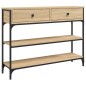 vidaXL Tavolo Consolle Rovere Sonoma 100x25x75 cm in Legno Multistrato vidaXL Tavolo Consolle Rovere Sonoma 100x25x75 cm in Legno Multistrato