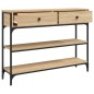 vidaXL Tavolo Consolle Rovere Sonoma 100x25x75 cm in Legno Multistrato vidaXL Tavolo Consolle Rovere Sonoma 100x25x75 cm in Legno Multistrato