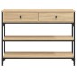 vidaXL Tavolo Consolle Rovere Sonoma 100x25x75 cm in Legno Multistrato vidaXL Tavolo Consolle Rovere Sonoma 100x25x75 cm in Legno Multistrato