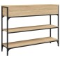 vidaXL Tavolo Consolle Rovere Sonoma 100x25x75 cm in Legno Multistrato vidaXL Tavolo Consolle Rovere Sonoma 100x25x75 cm in Legno Multistrato