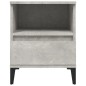 Comodini 2 pz Grigio Cemento 40x35x50 cm