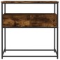 vidaXL Tavolino Consolle Rovere Fumo 75x40x75 cm in Legno Multistrato vidaXL Tavolino Consolle Rovere Fumo 75x40x75 cm in Legno Multistrato