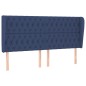 Testiera ad Orecchio Blu 183x23x118/128 cm in Tessuto Testiera ad Orecchio Blu 183x23x118/128 cm in Tessuto