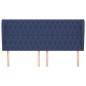 Testiera ad Orecchio Blu 183x23x118/128 cm in Tessuto Testiera ad Orecchio Blu 183x23x118/128 cm in Tessuto