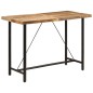 vidaXL Tavolino da Bar 150x70x107 cm Legno Massello di Mango e Ferro vidaXL Tavolino da Bar 150x70x107 cm Legno Massello di Mango e Ferro