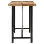 vidaXL Tavolino da Bar 150x70x107 cm Legno Massello di Mango e Ferro vidaXL Tavolino da Bar 150x70x107 cm Legno Massello di Mango e Ferro