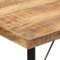 vidaXL Tavolino da Bar 150x70x107 cm Legno Massello di Mango e Ferro vidaXL Tavolino da Bar 150x70x107 cm Legno Massello di Mango e Ferro