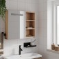 vidaXL Armadietto Bagno con Specchio e LED Rovere 60x13x52 cm vidaXL Armadietto Bagno con Specchio e LED Rovere 60x13x52 cm