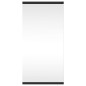 vidaXL Armadietto Angolare con Specchio da Bagno Nero 30x24x60 cm