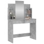vidaXL Toeletta con Specchio Grigio Cemento 96x39x142 cm vidaXL Toeletta con Specchio Grigio Cemento 96x39x142 cm