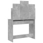 vidaXL Toeletta con Specchio Grigio Cemento 96x39x142 cm vidaXL Toeletta con Specchio Grigio Cemento 96x39x142 cm