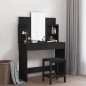 vidaXL Toeletta con Specchio Nero 96x39x142 cm vidaXL Toeletta con Specchio Nero 96x39x142 cm