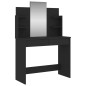 vidaXL Toeletta con Specchio Nero 96x39x142 cm vidaXL Toeletta con Specchio Nero 96x39x142 cm
