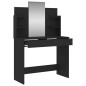 vidaXL Toeletta con Specchio Nero 96x39x142 cm vidaXL Toeletta con Specchio Nero 96x39x142 cm