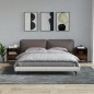 Comodini 2pz Rovere Fumo 40x35x50 cm