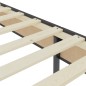 vidaXL Letto a Molle Grigio Scuro in Tessuto 160x200 cm