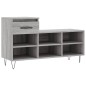 vidaXL Scarpiera Grigio Sonoma 102x36x60 cm in Legno Multistrato vidaXL Scarpiera Grigio Sonoma 102x36x60 cm in Legno Multistrato
