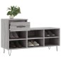 vidaXL Scarpiera Grigio Sonoma 102x36x60 cm in Legno Multistrato vidaXL Scarpiera Grigio Sonoma 102x36x60 cm in Legno Multistrato