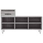 vidaXL Scarpiera Grigio Sonoma 102x36x60 cm in Legno Multistrato vidaXL Scarpiera Grigio Sonoma 102x36x60 cm in Legno Multistrato