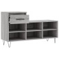 vidaXL Scarpiera Grigio Sonoma 102x36x60 cm in Legno Multistrato vidaXL Scarpiera Grigio Sonoma 102x36x60 cm in Legno Multistrato