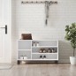 vidaXL Scarpiera Bianca 102x36x60 cm in Legno Multistrato vidaXL Scarpiera Bianca 102x36x60 cm in Legno Multistrato