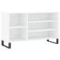 vidaXL Scarpiera Bianca 102x36x60 cm in Legno Multistrato vidaXL Scarpiera Bianca 102x36x60 cm in Legno Multistrato