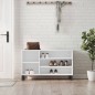 vidaXL Scarpiera Bianco Lucido 102x36x60 cm in Legno Multistrato vidaXL Scarpiera Bianco Lucido 102x36x60 cm in Legno Multistrato