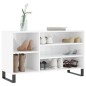 vidaXL Scarpiera Bianco Lucido 102x36x60 cm in Legno Multistrato vidaXL Scarpiera Bianco Lucido 102x36x60 cm in Legno Multistrato