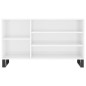 vidaXL Scarpiera Bianco Lucido 102x36x60 cm in Legno Multistrato vidaXL Scarpiera Bianco Lucido 102x36x60 cm in Legno Multistrato