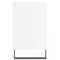 vidaXL Scarpiera Bianco Lucido 102x36x60 cm in Legno Multistrato vidaXL Scarpiera Bianco Lucido 102x36x60 cm in Legno Multistrato