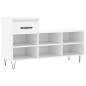 vidaXL Scarpiera Bianca 102x36x60 cm in Legno Multistrato vidaXL Scarpiera Bianca 102x36x60 cm in Legno Multistrato