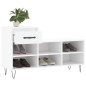 vidaXL Scarpiera Bianca 102x36x60 cm in Legno Multistrato vidaXL Scarpiera Bianca 102x36x60 cm in Legno Multistrato