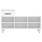 vidaXL Scarpiera Bianca 102x36x60 cm in Legno Multistrato vidaXL Scarpiera Bianca 102x36x60 cm in Legno Multistrato