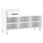 vidaXL Scarpiera Bianca 102x36x60 cm in Legno Multistrato vidaXL Scarpiera Bianca 102x36x60 cm in Legno Multistrato